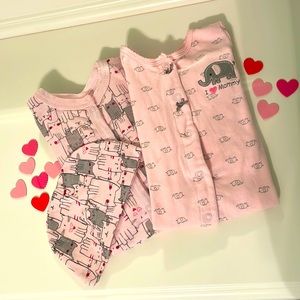 Pink sleeper set (2 sleepers)